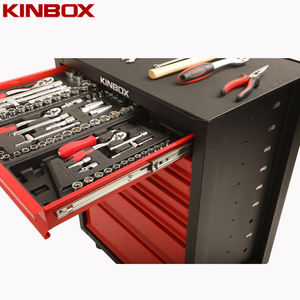 Kinbox 158 pièces établi <span class=keywords><strong>coffre</strong></span> à outils/chariot/chariot Garage armoire à outils 7 tiroirs boîte à outils ensemble pour artisan caja de herramientas - Product Image 4