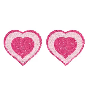 Yeniden pullu kalp Pasties seksi meme kapakları sopa göğüs çıkartmalar sevgililer günü hediyesi için dekoratif meme kapağı