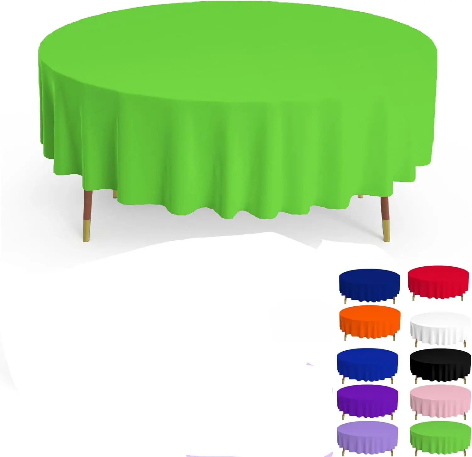 Moderno eco-friendly in plastica Tablecover impermeabile tovaglia usa e getta per la casa forma quadrata per le decorazioni del partito bianco