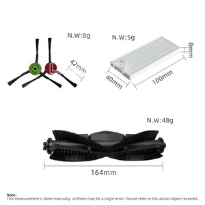 Nettoyage des sols adapté pour <span class=keywords><strong>Laresar</strong></span> Mars 01 rouleau rotatif Central côté rotation brosse Hepa filtre Robot aspirateur pièces - Product Image 6