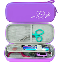 Étui rigide pour stéthoscope avec logo personnalisé, en EVA, portable, antichoc, étanche, sac de transport médical pour médecins et infirmières