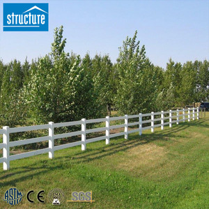 <span class=keywords><strong>Clôture</strong></span> pour <span class=keywords><strong>chevaux</strong></span> en PVC recyclé, blanche, treillis de jardin en vinyle, portails, poteaux et portails de <span class=keywords><strong>clôture</strong></span> en rail bon marché - Product Image 3