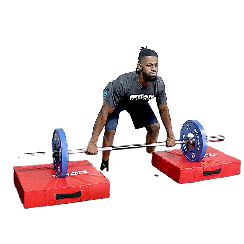 Wholesale landing pad soundproof weightlifting mat drop crash pad