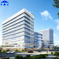 Bâtiment hospitalier préfabriqué en structure acier multi-étages résistant aux séismes, centre chirurgical pour les Philippines