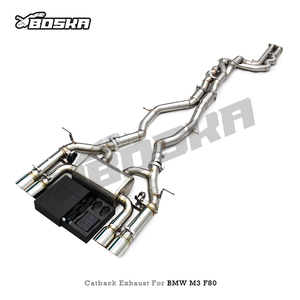 Tuyau d'échappement d'usine SUS304 pour BMW M3 F80 M4 F82 3.0T 2014-2019 avec tuyau en Z Boska Valvetronic - Product Image 6