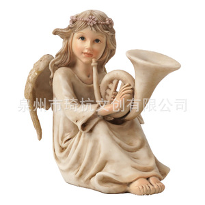 Angel Figurine <b>Set</b> Resin Craft Home Decoration Artistic Sculpture Ornament - Product Image 5