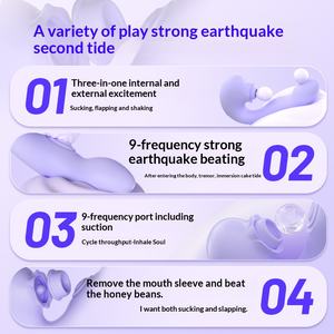 Vibromasseur Rose USB en forme de fleur, appareil de masturbation féminine interne/extérieure, bâton vibrant rond, bâton AV - Product Image 3