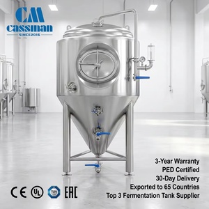 Fermenteur conique à double enveloppe 500L SUS304 pour <span class=keywords><strong>la</strong></span> fermentation de <span class=keywords><strong>la</strong></span> bière - Product Image 1