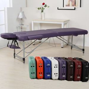 Cama de Pestañas Portátil de Aleación de Aluminio para Salón de Belleza, Cama de Spa Especial con Cuero Sintético, Mesa de Masaje de Metal Plegable para Hotel - Product Image 5