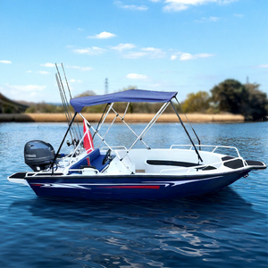 <span class=keywords><strong>Barco</strong></span> recreativo de aluminio de 14 pies/4,2 M, superventas, sin barcos de pesca fuera de borda, sin motor YAMAHA - Product Image 1