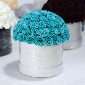 <span class=keywords><strong>Rose</strong></span> Immortali di Lusso in Confezione Rotonda, Fiori Conservati Fatti a Mano per la Festa della Mamma, Scatole Regalo di Alta Qualità Personalizzate - Product Image 3