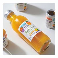 Botol air plastik harga rendah cangkir air dengan Label stiker koper