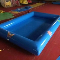 Piscine gonflable sur mesure de 4m*5m en PVC de 0,5mm, piscine à balles, équipement de terrain de jeu intérieur pour parc de trampolines