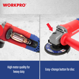 WORKPRO 750W 125mm 11000RPM Mini herramienta de molienda eléctrica de alta calidad piezas de repuesto <span class=keywords><strong>Hilti</strong></span> <span class=keywords><strong>amoladora</strong></span> angular M10 - Product Image 4