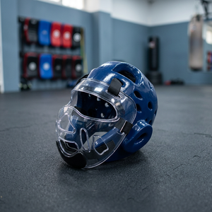 Protection d'oreilles pour la lutte MMA, casque réglable avec sangle de menton, équipement antichoc NBR, protection intégrale du visage - Product Image 2