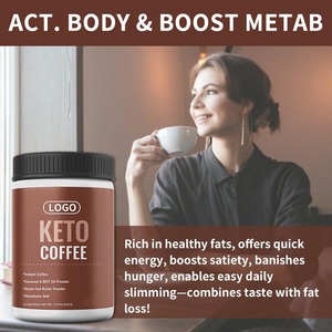 Bột cà phê Keto nhãn hiệu riêng, thành phần tự nhiên, hỗ trợ giải độc cơ thể & làm đẹp cho người lớn, thực phẩm bổ sung giảm cân tức thì, thực phẩm bổ sung chăm sóc sức khỏe - Product Image 4