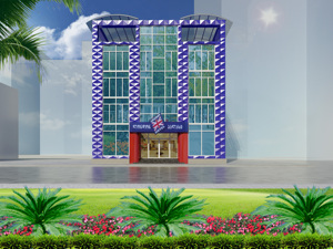 Véritable British Hotel Design Créativité Boîtier en alliage d'aluminium ignifuge pour la décoration architecturale Aluminium d'origine - Product Image 3