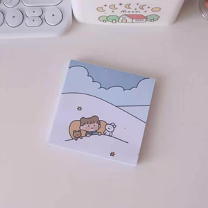 Ghi chú dán theo phong cách k tùy chỉnh-Miếng đệm ghi nhớ dễ thương Pastel cho phương tiện truyền thông xã hội/bán lẻ/quà tặng (Bộ lọc AR & Phát sáng trong bóng tối) Ghi chú dán tùy chỉnh - Product Image 3