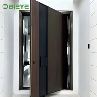 Puerta de Entrada Pivotante de Aluminio de Lujo con Diseño Insonorizado para Proyectos de Renovación de Entradas Principales de Villas