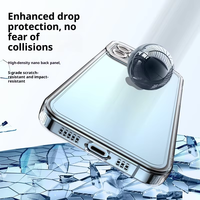 Coques de téléphone portable en silicone liquide transparent HD anti-jaunissement, étanches, antichoc, unies, pour sports, compatibles avec les modèles 14/15/16/16e Pro Max Plus
