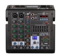 Meilleure vente mélangeur professionnel 2 canaux enregistrement de signal numérique Dj effet sonore Console de mixage audio