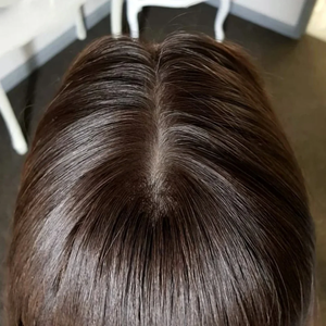 Extensiones de Cabello Humano Europeo Virgen <span class=keywords><strong>Balayage</strong></span> Marrón <span class=keywords><strong>Oscuro</strong></span> al por Mayor, Toppers de Encaje HD 6x7 7x7 8x8 con Forro de Seda Diamantado para Uso Diario para Mujeres - Product Image 5