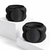 Bracelet lesté en silicone bleu personnalisé OEM, ensemble de poids réglables pour poignet et cheville, accessoires de fitness portables