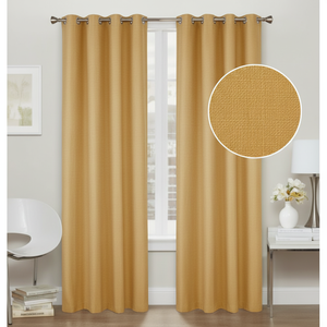 All'ingrosso tende e mantovane in poliestere 140x228 cm 8 occhielli 24 set Per scatola - Product Image 1