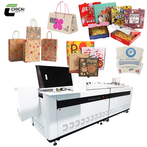 <span class=keywords><strong>Imprimante</strong></span> à jet d'encre à passage unique automatique Chicai nouvelle condition pour l'impression d'étiquettes A3 pour <span class=keywords><strong>imprimante</strong></span> CMJN de Pizza en carton ondulé de sac en papier - Product Image 1
