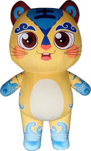 Costume da Mascotte Mucca Personalizzato Renzo, Personaggio Animato per Halloween, Uso Adulto, Abbigliamento per Parate, Gonfiabili Pubblicitari - Product Image 2