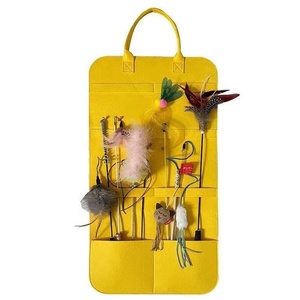 Bolsa de Almacenamiento para Juguetes de Mascotas, Organizador Colgante de Pared para Juguetes de Gato, Palitos para Masticar, Peines y Varitas para Gatos - Product Image 5
