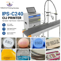 Imprimante jet d'encre industrielle IPS-C240 pour marquage de micro-caractères, idéale pour le codage de câbles, bouteilles en plastique, films, sacs et canettes (vente en gros)