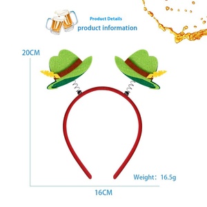 Accessoires de <span class=keywords><strong>cheveux</strong></span> décoratifs Oktoberfest Favor Munich Party Decoration Supplies pour améliorer l'humeur - Product Image 4