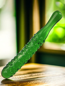 Glazen anale dilator, butt plug, komkommerdildo, 100% waterdicht, premium seksspeeltje voor een sensuele ervaring - Product Image 2