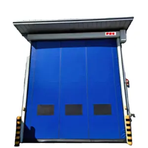 Cold Chain Logistics Anti-collision Electric Lift Door Low Temperature Storage Automatic Reset Cold Storage Insulation Fast Door