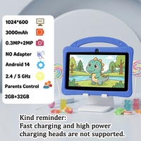 Nouvelle tablette pour enfants YPORANGE de 7 pouces, écran IPS 1024*600, processeur quadricœur MTK, 2 Go + 32 Go de stockage, Android 12, Wi-Fi, 0,3 MP + 2 MP, 3000 mAh, OEM/ODM