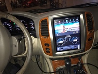 Para Lexus LX470/LX-470 2002-2007 Tesla estilo PX6 Android9 coche Multimedia Player navegación GPS estéreo Headunit coche Radio Carplay