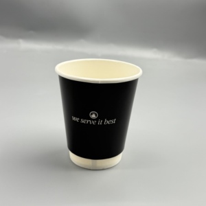 แก้วกระดาษพิมพ์ลายตามสั่งขายส่ง ขนาด 7-16 ออนซ์ สำหรับกาแฟ ชา เครื่องดื่มร้อน บริการจัดเลี้ยง บรรจุภัณฑ์แบบนำกลับบ้าน - Product Image 3