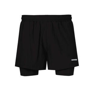 Shorts de performance pour hommes résistants aux odeurs haute performance pour l'entraînement de rue avec conception de doublure 2 en 1 - Product Image 2