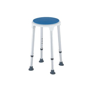 Tabouret de douche en alliage d'aluminium Good Steps, bleu, 33,5 cm, rond, pivotant, pour personnes âgées, enfants, femmes enceintes - Product Image 3