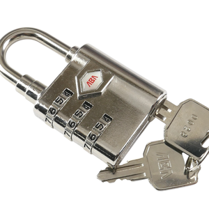 Cadenas polyvalent à combinaison à 3 chiffres en alliage de zinc chromé pour casier de gym, tiroir de bureau, valise de voyage, serrure de sécurité - Product Image 1
