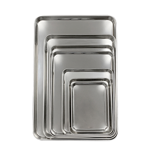 Nướng thịt nướng PAN cấp thực phẩm lọc chìm bay Pan bề mặt lượn sóng nhỏ giọt Pan phục vụ Khay thép không gỉ tùy chỉnh hiện đại Thông Tư - Product Image 5