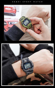Reloj Deportivo Skmei 1628 para Hombre, Resistente al Agua, Precio Bajo al por Mayor, Reloj de Pulsera Digital de Silicona Luminoso LED para Hombre, Montre, Relojes - Product Image 6