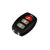 Télécommande de porte de garage sans fil RF programmable 433 MHz de haute qualité, code d'apprentissage, étanche, portée 100 m, en plastique ABS et métal