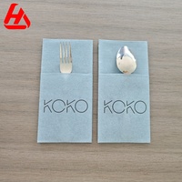Serviettes de table épaisses airlaid de luxe personnalisées Serviettes jetables pour restaurant avec logo Serviettes pour le dîner en couleur