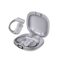 Earbud TWS OWS02 Grosir, Desain Open Ear, Baterai Magnetik Dapat Ditukar, Stereo HiFi, Headphone Olahraga, Logo Kustom OEM