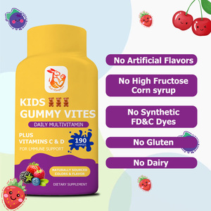 Gomitas Multivitamínicas para Niños OEM ODM con Ácido Pantoténico y Yodo, Multivitaminas Diarias para Niños para Reforzar el Sistema Inmunológico - Product Image 2