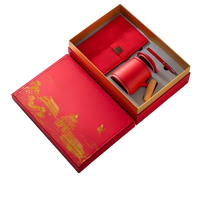 Ensemble cadeau de luxe en cuir PU A5 avec stylo et tasse en céramique, idéal pour les cadeaux promotionnels de la Saint-Valentin