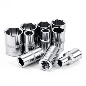 <span class=keywords><strong>Set</strong></span> di 10 Chiavi a Bussola da 1/4 di Pollice, Metriche e SAE, in Acciaio al Cromo Vanadio per Riparazioni Auto - Product Image 1