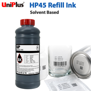 HP45 Solvent <b>Refill</b> <b>Ink</b> 1000ml Compatible with 2580 2588 2590 TIJ 2.5 Cartridge - Product Image 1